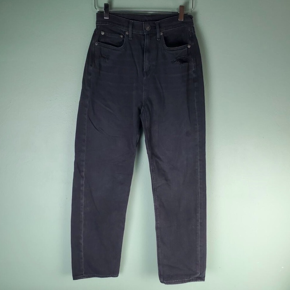 American Eagle Womens Black Highest Rise 90s Boyfriend Jeans Size 4
